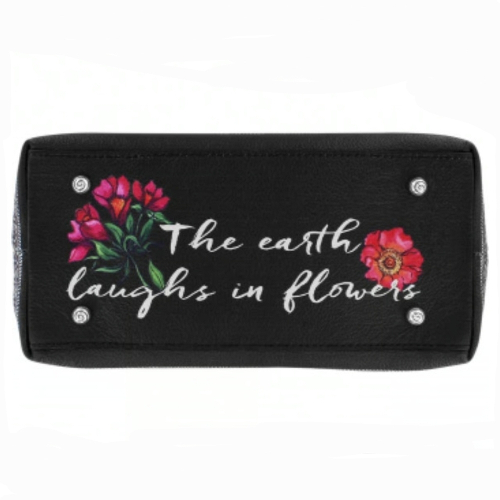 Brighton Floral Neera Handbag With Crossbody Strap - Picture 5 of 7